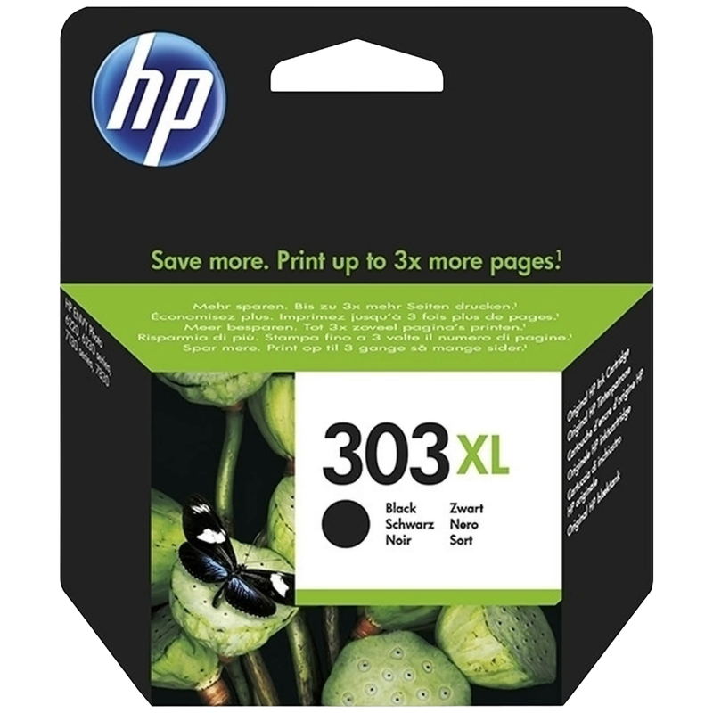 Hp Cartuccia Toner XL Nero 303 T6n04ae#30a